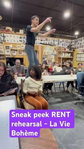 Sneak peek of RENT musical rehearsal of La Vie Bohème - join us Feb 26 - Mar 8 2026 Toronto!