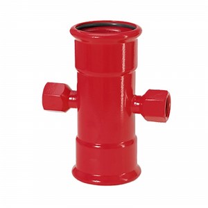 [Hot Item] Carbon Steel FM/UL Listed M-Profile Press Fittings Press X Fpt Connection Type Female Threaded Cross for Fire Fighting System