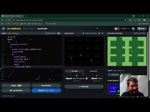 CSS Battle Daily Target - Blocky Vines