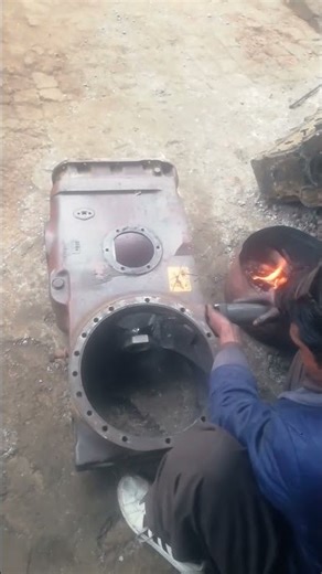 Differential House Restoration Of Tractor#technicalworld1165 #viral #ytshorts #welding #automobile