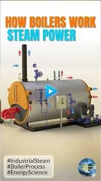 Industrial Boiler Explained: The Ultimate Process Video! (3D Animation)