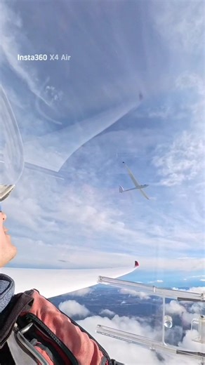 Wave Soaring Over French Countryside | LS6-18WL Cockpit View