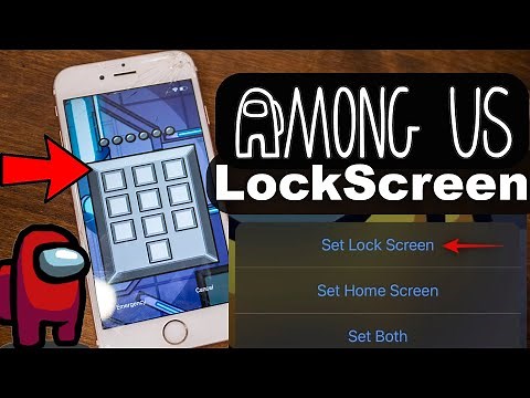 Among us LockScreen Tutorial for iOS/iPhone in few Clicks!