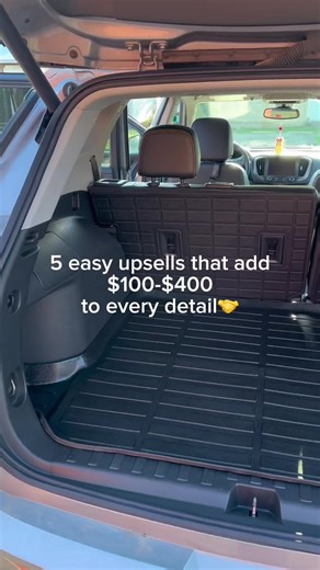 Most detailers are leaving hundreds of dollars on the table every single week — not because they’re bad at detailing, but because they don’t know how to upsell the right way. Here are 5 simple add-ons I use that bring in an extra $100–$400 per job without sounding pushy or salesy 👇 ⸻ 1️⃣ Steam Cleaning I use steam on seats, vents, carpets, door panels, and all high-touch areas. It disinfects, removes bacteria, and gives customers that “above and beyond” feeling. You’re not just cleaning — you’r