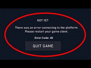 Fix Valorant - There Was An Error Connecting To The Platform. (Error Code - 40)