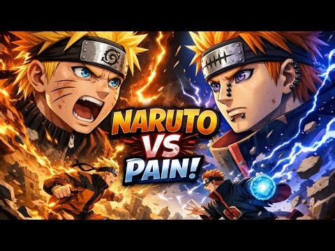 Naruto vs Pain part 2 – Full Fight | Sage Mode Unleashed! 🔥