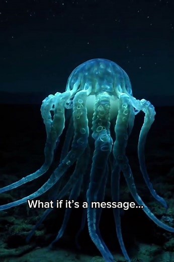 Mysterious Glowing Octopus – A Message from the Deep?