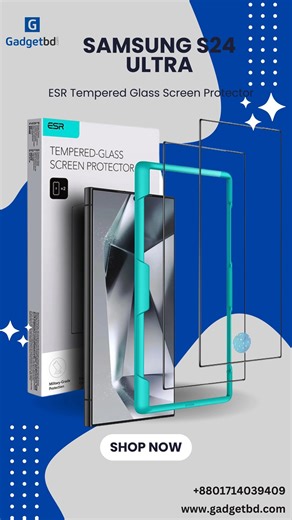 4.1K views · 8 comments | ESR Tempered Glass Screen Protector for Samsung S24 Ultra | Gadget BD | Facebook