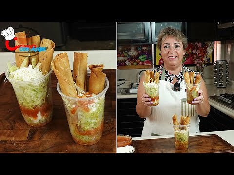 El Negocio De Hoy!!! Prepara Esta Receta De Flautas En Vaso