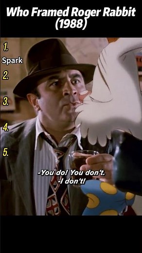 Who Framed Roger Rabbit (1988) | Eddie and Roger Escape the Bar