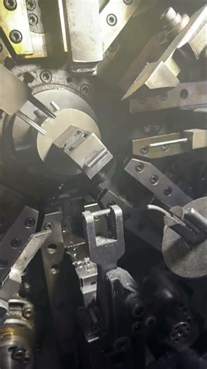 The bending process of flat springs