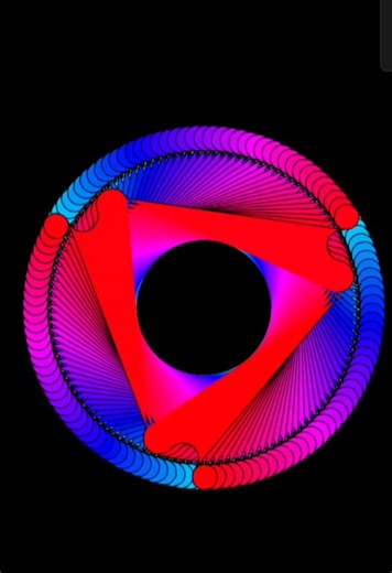 Circular Spiral Animation using Python Turtle#coding #trending #design #728 #projects#python404