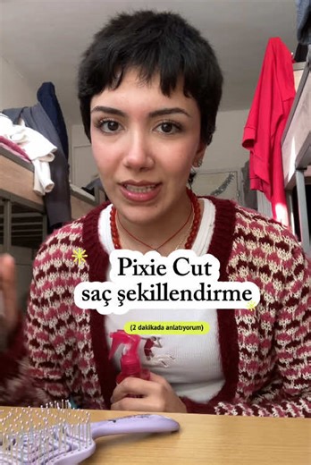 Pixie Saç Şekillendirme Fikirleri ve Modelleri