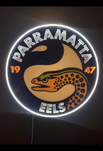 Illuminate Your Space with Parramatta Eels Neon Sign