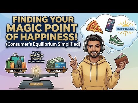 Indifference Curve and Budget Line | Consumer Equilibrium Explained