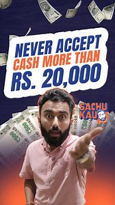 In this video, Goonj explains the Section 269SS of Income Tax Act, 1961 👉🏻Key points include: 👉🏻Cannot Accept Cash: It is prohibited to accept cash of Rs. 20,000 or more for loans, deposits, or transactions against immovable property. 👉🏻Exemptions: This rule does not apply to transactions involving: Banking Companies Post Office Savings Banks Government Corporations Transactions between two individuals earning agricultural income. 👉🏻Penalty: Failure to comply with this section can result
