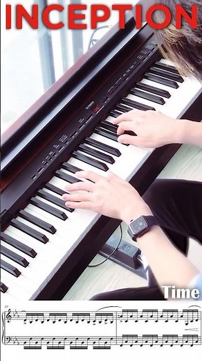 Time (2022 Edition) | Inception (Piano Sheet Music) #inception #hanszimmer #piano #sheetmusic