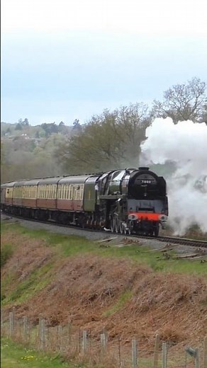 Duke of Gloucester going into Bewdley tunnel #71000