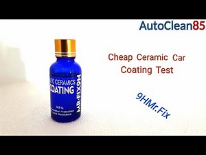 9HMrFix auftragen / Cheap CERAMIC COATING Test