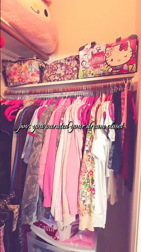 healing my inner child w this closet👌👌👌 #closet #fashion #makeover