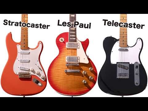 [For Beginners] Which Electric Guitar Should You Buy First? A Thorough Explanation of the 3 Major...