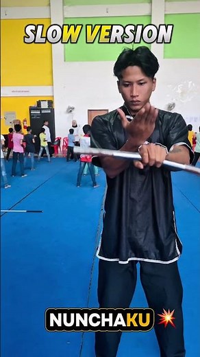 Nunchaku basic step tutorial part 5 💥#wushu #kungfu #wushukungfu #nunchaku #viral #viralshorts