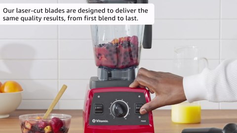 Vitamix, Red 7500 Blender, Professional-Grade, 64 oz. Low-Profile Container