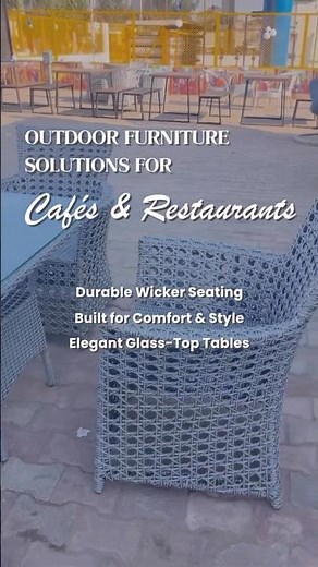 Transform Your Restaurant Patio with Stylish Outdoor Seating | Garden King