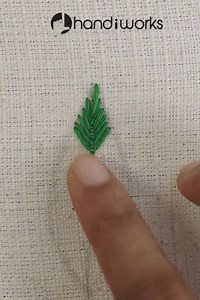 30K views · 1.9K reactions | How to embroider leaves 10 ways - Easiest leaf stitch tutorial | HandiWorks | Facebook