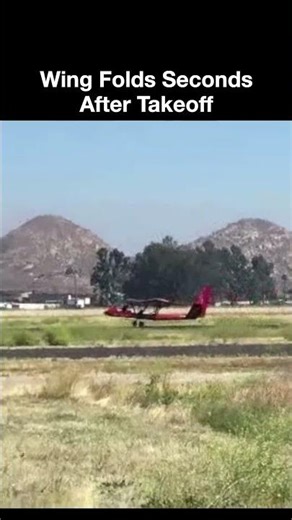 AirCam Wing Folds After Takeoff | Fatal First Test Flight
