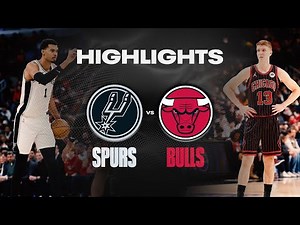 San Antonio Spurs vs. Chicago Bulls | NBA HIGHLIGHTS | NBA on NBC | 11/10/25