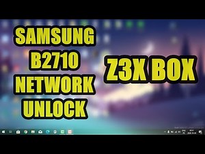 SAMSUNG B2710 network unlock z3x box