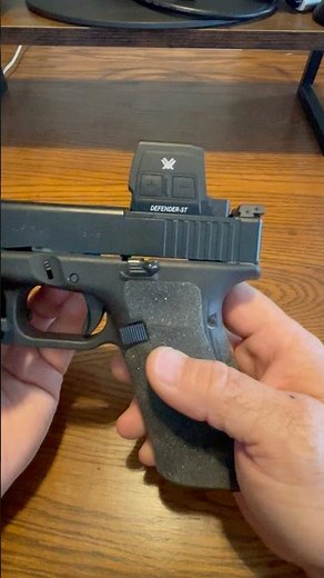 The new Vortex Defender-ST enclosed red dot optic. ￼#vortexoptics #reddotsight #pistol #weaponsight