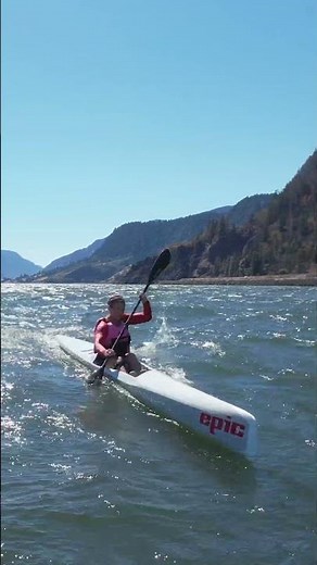 Epic V11 Surfski downwind session.
