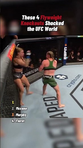 These 4 Flyweight Knockouts Shocked the UFC World #ufc #knockout