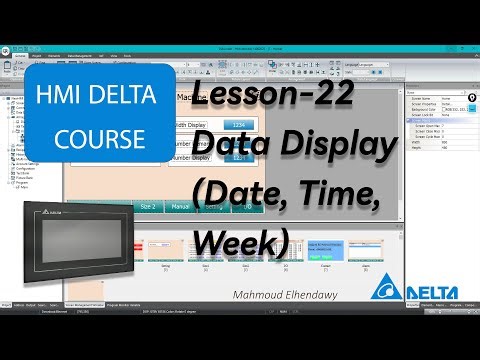 22- DIAScreen Element (Data Display Date, Time, Week)