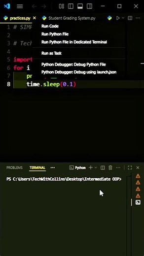 Progress Bar in Python (Animate Your Code Like a Pro!) ⏳🐍 #coding #python #pythoncoding #programming