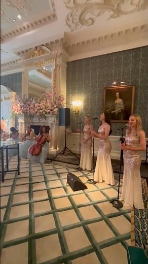 ‘Beyond the Sea’ by Bobby Darin. Live at ‪@claridges‬ with ‪@halostringsuk‬ #luxuryeventmusic