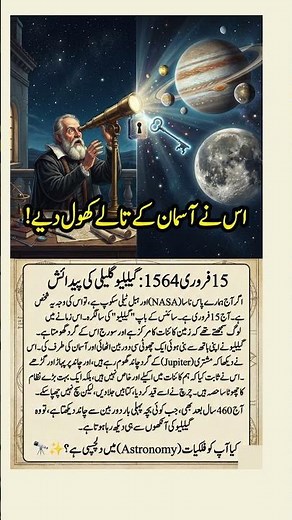 The Man Who Changed the Universe! 🌌 (Galileo Birthday)