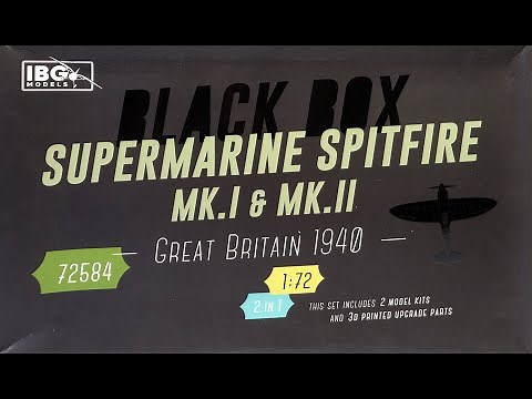 HyperScale Video Workshop No. 239. IBG Spitfire Mk.I / II Black Box Sprue Tour