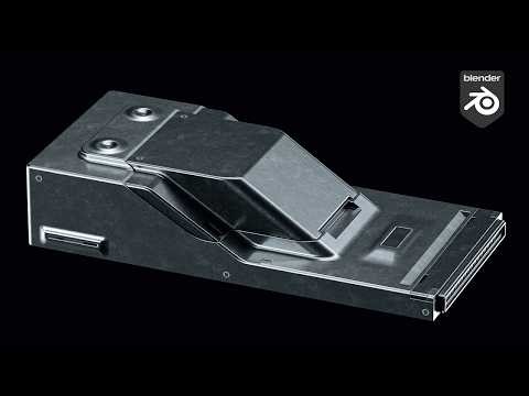 Blender Hard Surface Modeling TUTORIAL - Complex Shapes & Designs