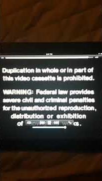 Random House Warning Screen