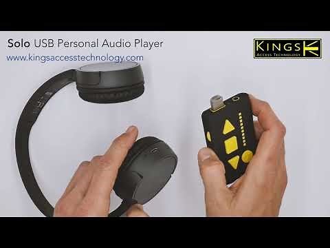 Solo Audio and Video guide from Kings Access Technology Ltd. Solo USB MP3 Personal Audio Player.
