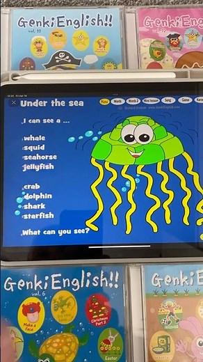 Learn the words for the Nemo Game with the Genki English software!