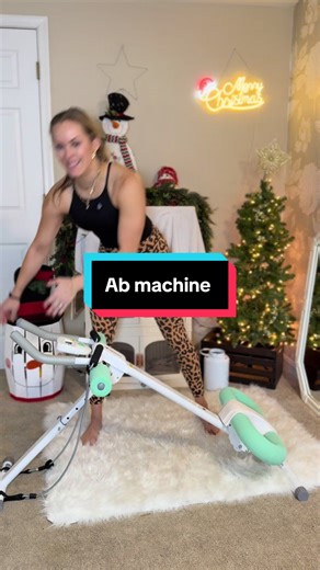 This Ab trainer machine is a full body work! Great for building your home workout routine! @Merach US #abmachine #mompooch #homegymequipment #homeworkoutsforwomen #tiktokshopcybermonday