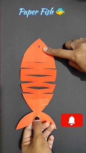 How to Make an Origami 🐟 | Easy Paper Fish Craft #shorts #origami #papercraft