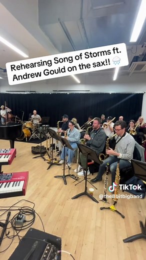 Song of Storms rehearsal ft. Andrew Gould on sax