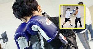 BTS's Jungkook Shares A New Boxing Workout Video With Fans