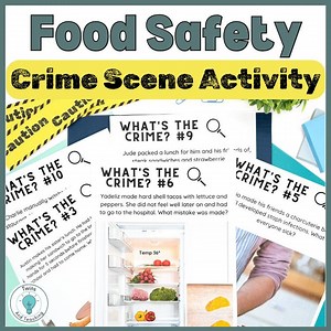 Food Safety Crime Scene Activity, Teen Life Skills (PDF Download) - Etsy