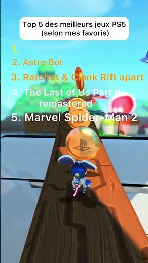 Top 5 des meilleurs jeux PS5